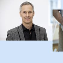 «Das Problem kann nur schlimmer werden» Collage zum Thema Ewigkeitschemikalie TFA: Porträt von Toxikologe Lothar Aicher und ein Bild des Bauchs einer schwangeren Frau.