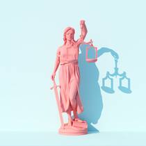 So wird Armen der Zugang zum Recht erschwert Gerechtigkeitsfigur zur Zweiklassen-Justiz