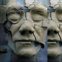 Psychische Krankheiten sind keine Einbildung Eine zerbröselnde Maske. Ähnlich fühlen sich psychisch Kranke.