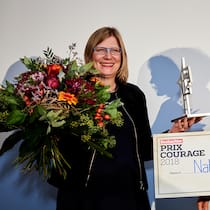 Die Gewinnerin heisst Natalie Urwyler Die Gewinnerin des Prix Courage 2018 Natalie Urwyler