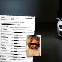 Die faulen Tricks des Töggeler-Königs Sein Betreibungsregisterauszug, David P.* und ein Luxusauto