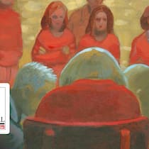 Ein Strich zu viel Illustration: Ein Familie versammelt sich, weil ihr Traum von ihren Bauplänen im Kanton Tessin geplatzt ist.