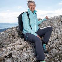 «Nichts hält so gesund wie regelmässiges Wandern» Brigitta Heller, 66, aus Bargen BE, pensionierte Lehrerin und Wellnesstrainerin, ehrenamtliche Wanderleiterin, seit 45 Jahren Mitglied beim Schweizer Alpen-Club (SAC)