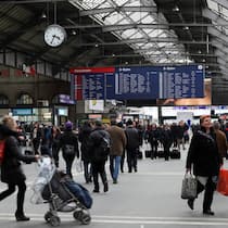 Die Wut der Schalterangestellten Bahnhofshalle Zürich HB