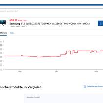 Vor dem Black Friday wurde der TV plötzlich teurer Screenshot Digitec