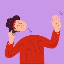 Grüsse aus dem Grüezi-Gürtel Illustration eines Mannes mit abnehmbarem Kopf