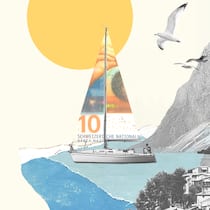 So ist die Steuererklärung ein Kinderspiel Collage mit Segelboot - Der Abgabetermin für die Steuererklärung rückt näher. Doch keine Sorge: Mit der Hilfe des Beobachters erledigen Sie die Steuern wie ein Profi