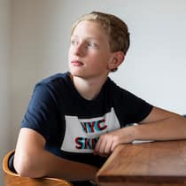 Schnell integrieren – aber wie? Vanya Potapenko (11), ukrainischer Flüchtling in Winterthur.