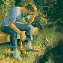 «Warum hinterfragte niemand die Aussagen unserer kranken Tochter?» Mann bricht auf Sitzbank zusammen