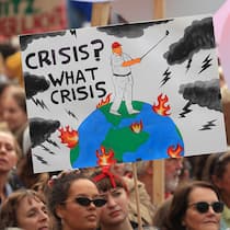 Bitte keine Nebelpetarden! Klimastreik