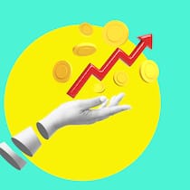 Das Leben wird teurer, der Lohn bleibt gleich – das können Sie tun Illustration einer Teuerung. Unternehmen passen Löhne nicht der Teuerung an. Das können Angestellte unternehmen