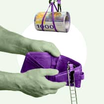 Jetzt noch schnell renovieren? Für wen sich das lohnt Collage mit Portemonnaie, Geld und Kran - Das baldige Aus des Eigenmietwerts veranlasst viele Wohneigentümer, ihre Liegenschaft noch rasch zu renovieren. Ist das sinnvoll