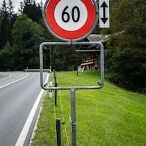 Ein Dorf verschwindet Das Ortschild von Mitholz wurde schon entfernt -