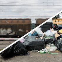 Warum jede Woche Hunderte Tonnen Abfall aus Italien den Gotthard durchqueren Italienischer Abfall wird durch den Gotthard transportiert