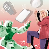 Acht Erfindungen, die das Leben im Alter erleichtern Seniorin und Roboter tanzen. Digitale Tools können Senioren helfen, länger selbständig zu bleiben.