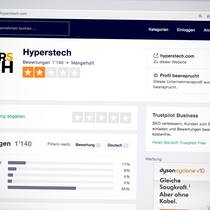 Defekte Ware und kein Geld zurück Bewertung von Hyperstech auf Trustpilot.com