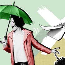 Unnötige Zusatzversicherungen loswerden – so gehts Eine junge Frau hält einen grünen Regenschirm, um sie herum fliegen geschlossene Regenschirme sowie Papiere. Wer seine Zusatzversicherung nicht mehr braucht, sollte jetzt noch schnell handeln und eine Kündigung in Erwägung ziehen. Das Beobachter-Format «Hesch gwüsst» zeigt, wie Sie Geld, Zeit und Nerven sparen, um administrative Angelegenheiten schnell und einfach zu erledigen.