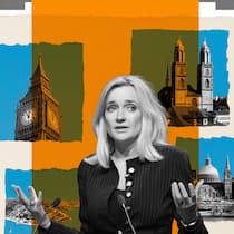 In der Schuldenfalle – sie war die Queen in der «Höhle der Löwen» Collage mit Julie Meyer - Julie Meyer war einst der Star der Londoner Finanzwelt. Sie scharte Investoren um sich, fädelte Deals ein und sammelte Ehrentitel. Heute führt sie ihre Geschäfte von Zollikon aus und sammelt mit ihrer Firma vor allem Betreibungen
