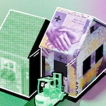 Wer nach dem Eigenmietwert-Aus die Hypothek amortisieren sollte Gabelstapler schiebt die Hälfte eines Hauses zur Bank - Für wen es sich nach dem Aus des Eigenmietwerts lohnt, seine Hypothek zu amortisieren.