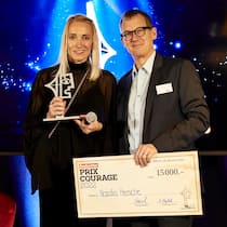 Natallia Hersche gewinnt den Prix Courage 2022 Natallia Hersche gewinnt den Prix Courage 2022