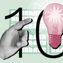 Die 10 besten Steuertipps Collage mit der Zahl zehn und einer Glühbirne - Alle müssen die Steuererklärung ausfüllen - mit Betonung auf müssen. Mit diesen zehn Tipps gehen Sie Schritt für Schritt und ohne Stress vor