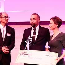 Der Gewinner heisst Remo Schmid! Der Gewinner des Prix Courage 2017: Remo Schmid