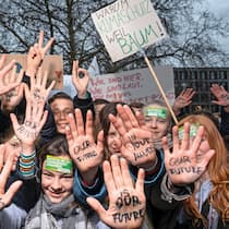 So hat die Klimajugend die Politik verändert Junge Klimademonstranten