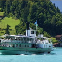 Dank Spenden in die Ferien mit dem Wohnheim Das Dampfschiff «Lötschberg» auf dem Brienzersee