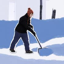 Was, wenn sich die Nachbarin das Bein bricht? Lieber schaufeln: Wenn der Weg vereist ist, gilt er rechtlich als fehlerhaft.