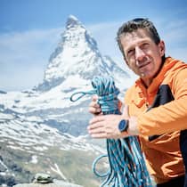 Die lebende Legende vom Matterhorn Richard Lehner, Bergführer und Hüttenwart der Monte Rosa Hütte.