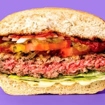 So schmeckt der Burger aus dem Labor Veganer Burger