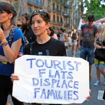 Die luftige Idee verliert an Charme Protest gegen Airbnb.