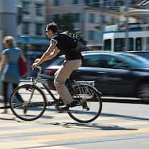 Können Velofahrer eigentlich machen, was sie wollen? Velofahrer auf Fussgängerstreifen