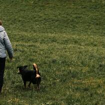 Vreni P. war zehn Jahre alt Missbrauchsopfer Vreni P. mit ihrem Hund bei einem Spaziergang. Sie war zehn Jahre alt als sie von einem Pfarrer missbraucht wurde.
