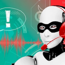 Enkeltrick 2.0: Wenn Betrüger Stimmen klauen Fotomontage / Illustration zum Enkeltrick 2.0