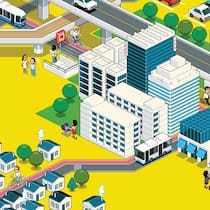 Die Zukunft der Stadt liegt in der Agglo Verkehrssituation zwischen Stadt und Agglomeration