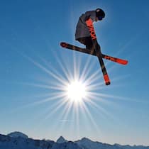 Beim Freeskiing fährt das Risiko mit Beim Freeskiing fährt das Risiko mit