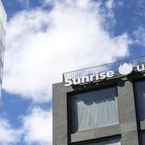 «Und ich bin der Papst»: Was läuft da bei UPC? Das Logo von Sunrise UPC