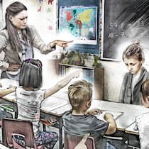 Die Leiden des jungen Leander Schulklasse macht sich über Kind lustig