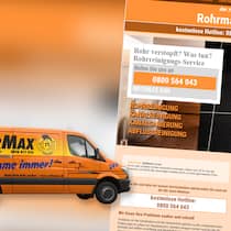 Trittbrettfahrer täuschen Kunden Rohrmax