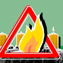 Brandgefahr im Advent – so gehen Sie kein Risiko ein Ein Adventskranz steht in Flammen. In der Adventszeit ist das Brandrisiko höher als sonst. Kennt man die Gefahren, steht der Besinnlichkeit nichts im Wege.