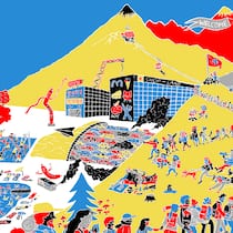 Wir werden immer mehr – was heisst das? Illustration 10-Millionen-Schweiz. Bald könnten hierzulande zehn Millionen Menschen leben. Da stellen sich Fragen für uns alle: Was für eine Schweiz wollen wir? Und wie wollen wir darin leben?