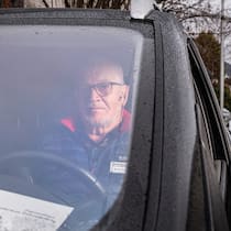 Rotkreuz-Fahrer gehen leer aus Daniel Gerber, freiwilliger Fahrer für den Rotkreuz-Fahrdienst