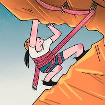 So ein Schal ist genial Illustration zum Schlusspunkt Ausgabe 21/25