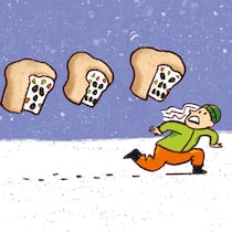 Die Panettone-Pandemie Illustration zum Schlusspunkt Panettone-Pandemie