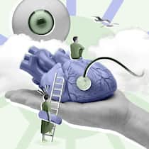 Warum Sie einen Vorsorgeauftrag erstellen sollten Ein menschliches Organ liegt auf einer ausgestreckten Hand - Jeder Mensch kann plötzlich urteilsunfähig werden. Nur wer einen Vorsorgeauftrag erstellt, kann selber bestimmen, was dann passiert.