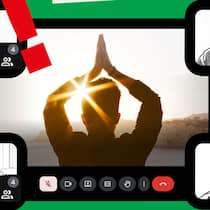 Coach, gib mir mein Geld zurück! Ein junger Mann ist auf einem Video zu sehen, wie er gegen die Sonne blickt und seine gefalteten Hände über seinem Kopf streckt, darum herum schauen sich vier Personen dieses Video an, die einen empörten oder beschämten Gesichtsausdruck machen - Immer mehr unseriöse Coaches bieten auch in der Schweiz ihre Dienste an. Der Beobachter erklärt, welche Rechte unzufriedene Kundinnen haben.