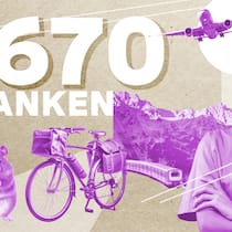 «Ich verdiene mehr und  übernehme  60 Prozent der gemeinsamen Ausgaben» Illustration Collage Abrechnung, Folge 47: Assistenzärztin, Farbversion 1