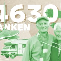 «Wir sparen nicht mehr, sondern geben unser Geld bewusst aus» Illustration Collage Abrechnung, Folge 54: Rentner-Ehepaar