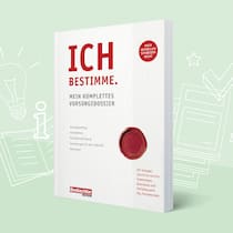 Mein Wille geschehe Käthi ZeuginIch bestimme. Mein komplettes Vorsorgedossier
164 Seiten, Broschur, 8. Auflage Edition 2025, ISBN 978-3-03875-514-2